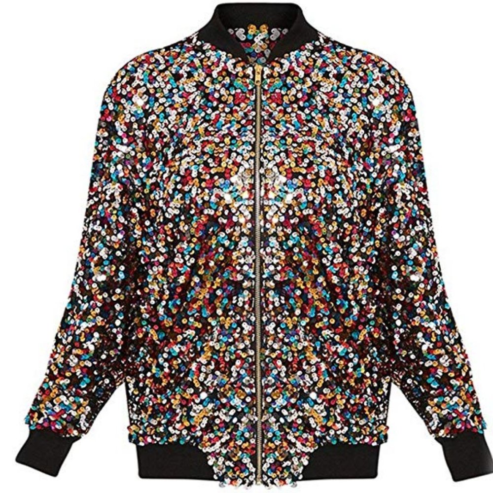 Sequin Bomber jacket